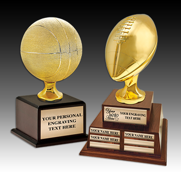 15 Perpetual Fantasy Football Trophy - Gold Cup – Fantasy Champs