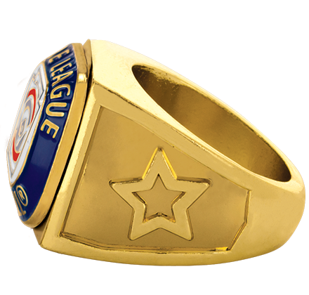 2023 Little League Champion Ring Blue And Gold